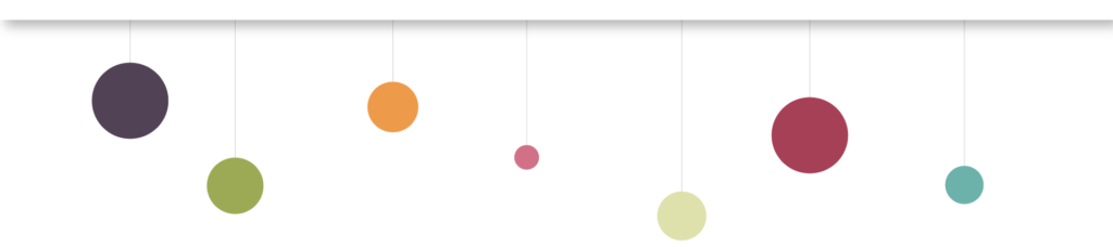 Textura de circulos de colores