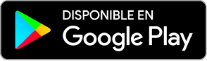 Imagen con texto Disponible en el Google play y el icono de google