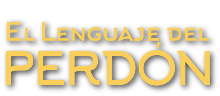 Logo balnco con amarillo del Curso El lenguaje del perdón