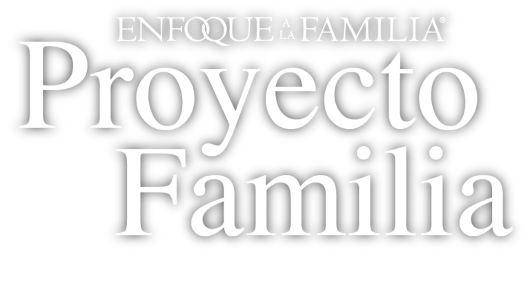 Logo en Blanco de Proyecto la Familia