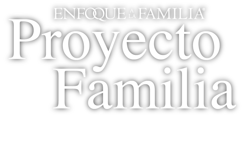 Logo en Blanco de Proyecto la Familia