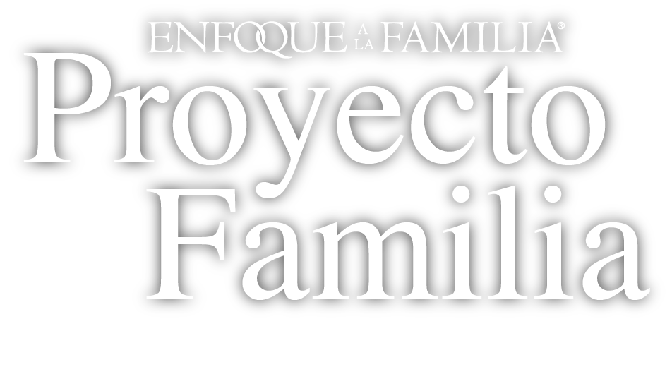 Logo en Blanco de Proyecto la Familia