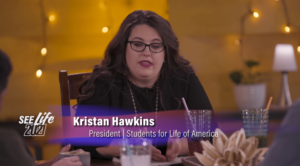 Kristan Hawkins vea la vida