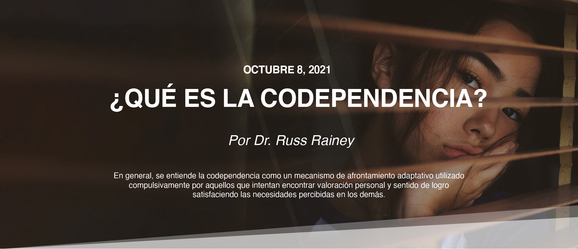 Qué es la Codependencia? - Enfoque a la Familia Qué es la Codependencia? - Enfoque a la Familia