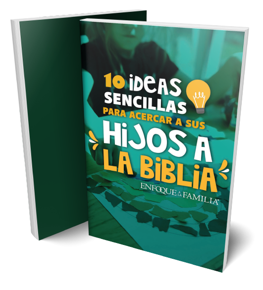 Libro con la portada 10 ideas para acercar a sus hijos a la biblia